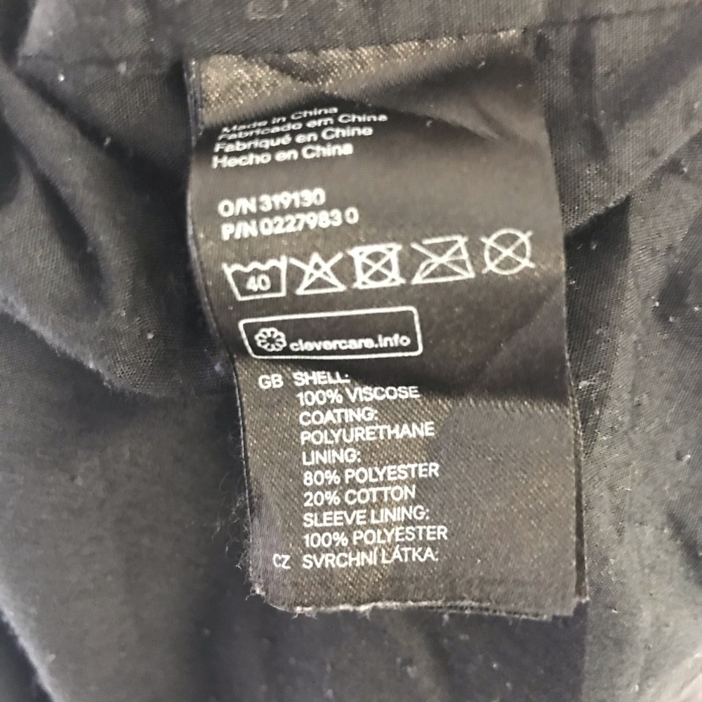 Divided Black Faux Leather Jacket - Picture 7 of 7